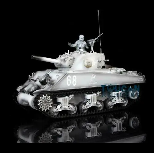 Heng Long 1/16 Snow 6 0 инфракрасный боевой Sherman RC Tank 3898 360 Turret Metal Tracks W/Links TH12829 | Игрушки и