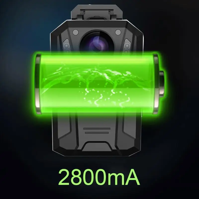 Portable 2.0 HD Screen LCD 1296P Police Camera Infrared Night Vision 32GB Card Video Recorder Wearable Security Body | Электроника