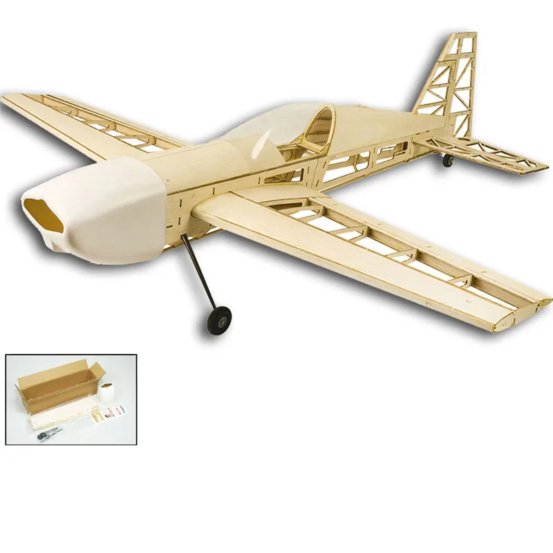 

EXTRA 330 Upgraded 1000mm Wingspan Balsa Wood Building RC Airplane Kit