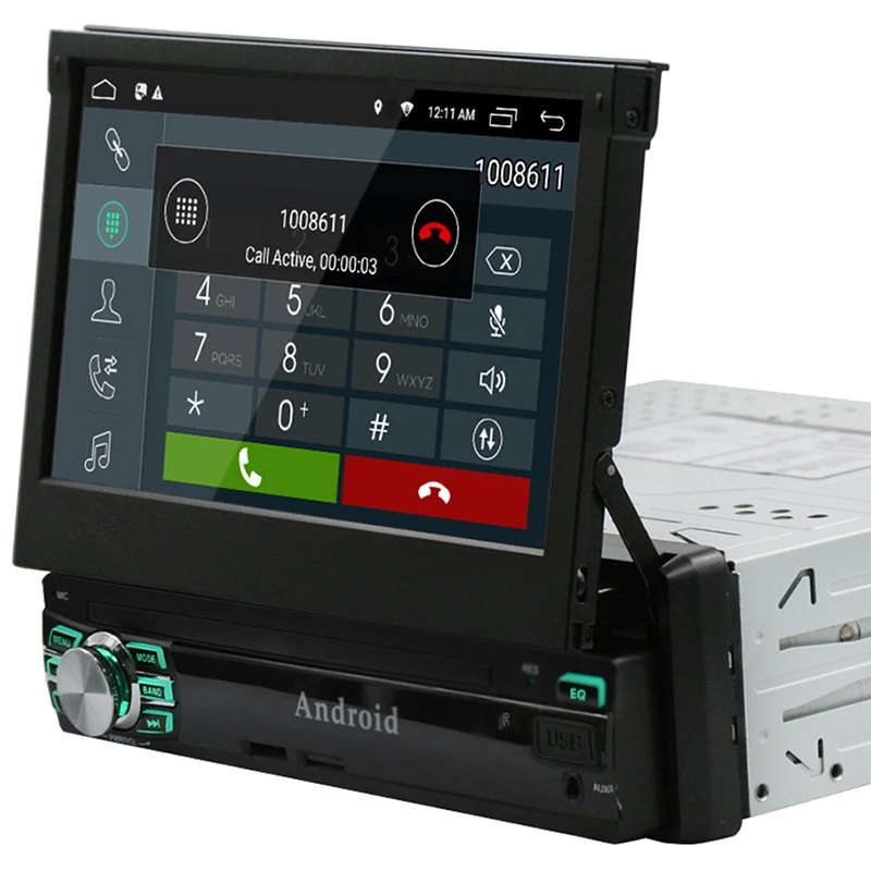 Zeepin 1 DIN автомобильный DVD плеер gps навигатор Android 6 0 7 дюймов Сенсорный экран