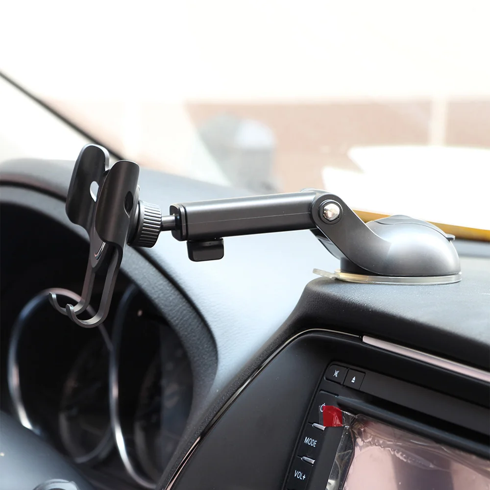 Автомобильный держатель для телефона на присоске поворот 360 градусов|Клипсы и