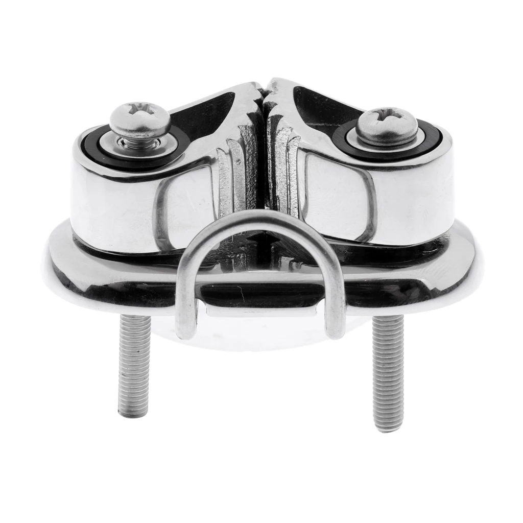 

1 Pcs Rowing Boat Fast Entry Cleats Canoe/Kayak/Cam Cleat Accessories Sailing/Inflatable Boat Stainless Cam Cleats
