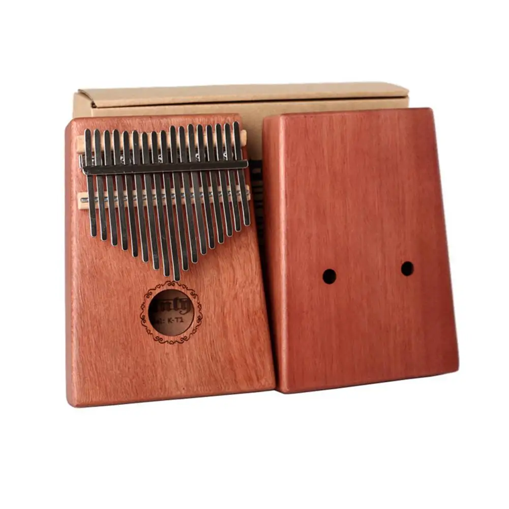 GECKO 17 клавиш Kalimba Mbira Акация красное дерево Африканский большой палец пианино