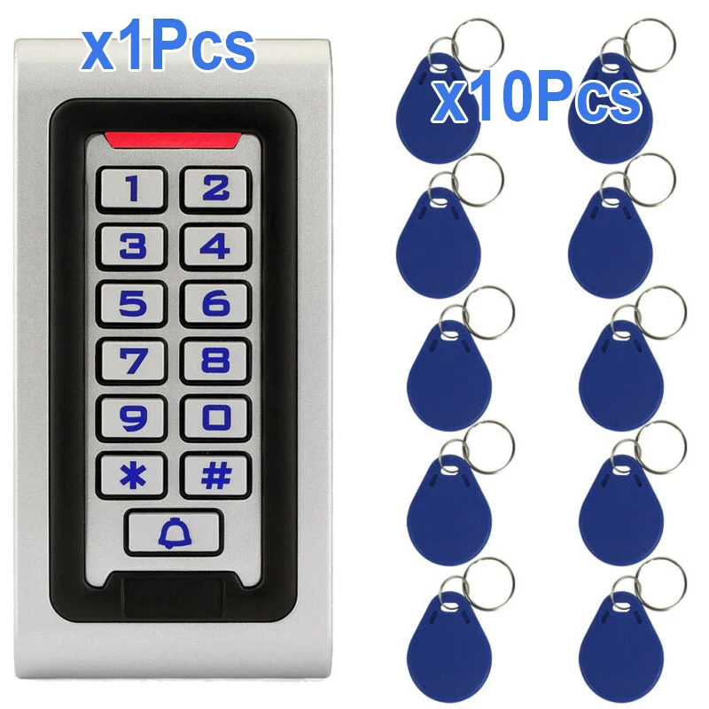 Водонепроницаемая клавиатура RFID ID Card Reader контроль доступа двери + 10x карты
