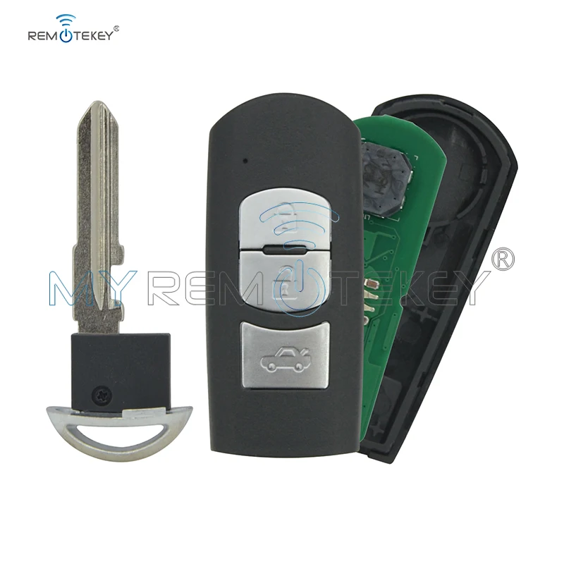 Remtekey старая модель HP434 МГц 5WK 43401D VDO Smart key 3 кнопки 434 для Mazda CX 5 2010 2011 2012|Ключ от авто|