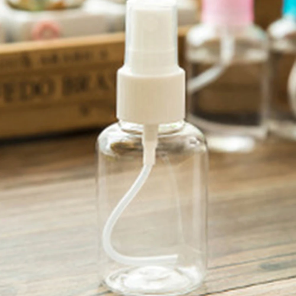 50ml Fine Mist Spray Bottle Travel Transparent Plastic Perfume Atomizer for Cosmetic (Blue) | Дом и сад