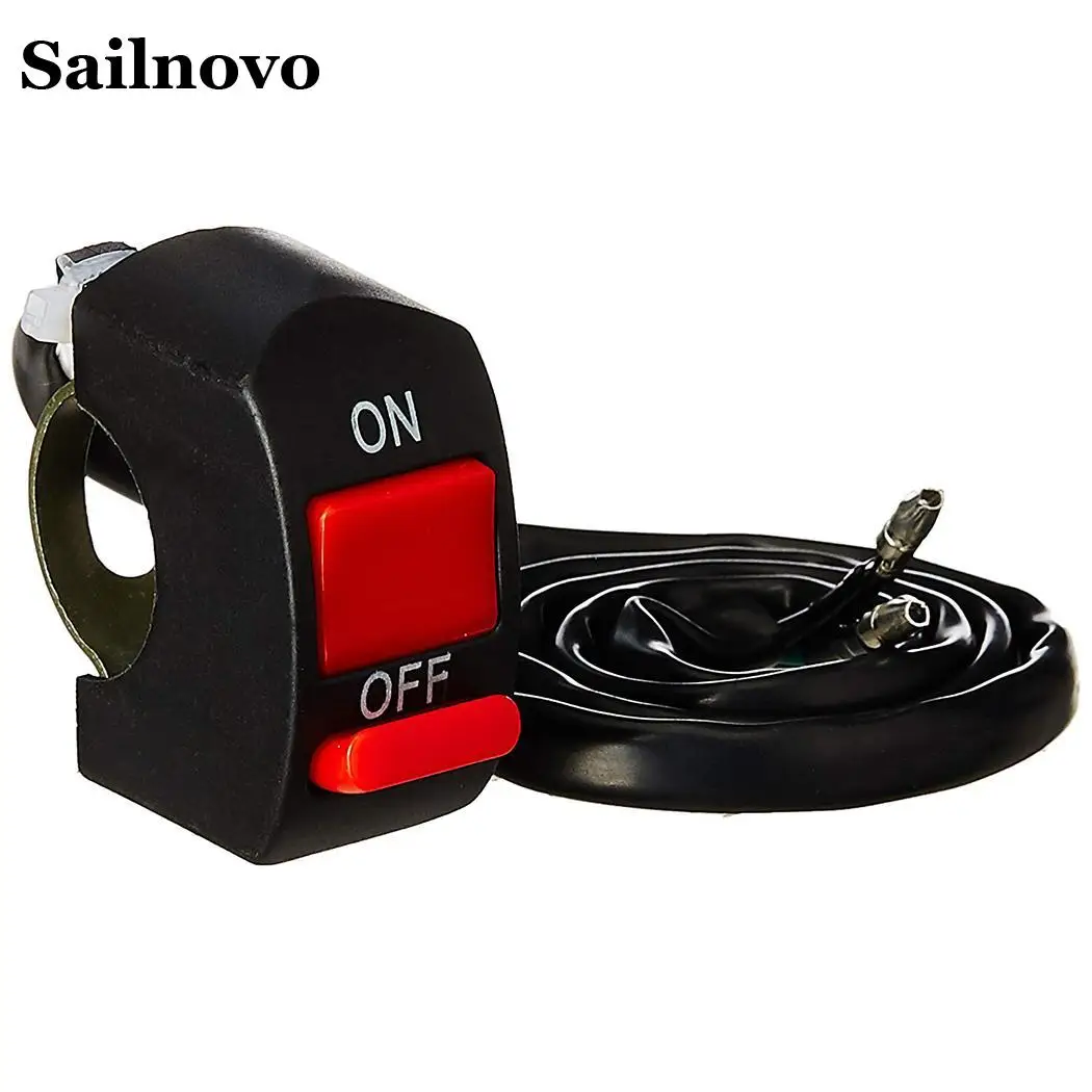 Double Control Button Motorcycle Handlebar Switch Modification Accessory parts motorcycle switch Wire Length 50cm | Автомобили и