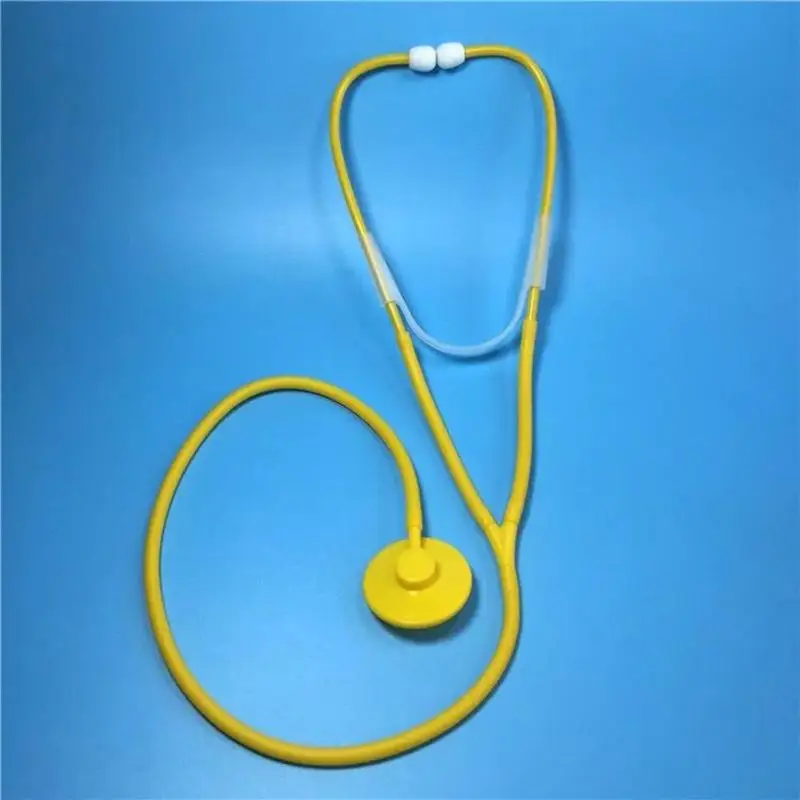 

Kids Puzzle DIY Science Stethoscope Popularization Toy Children Simulation Stethoscopes Doctor Plastic ABS Assemble Toys Gifts