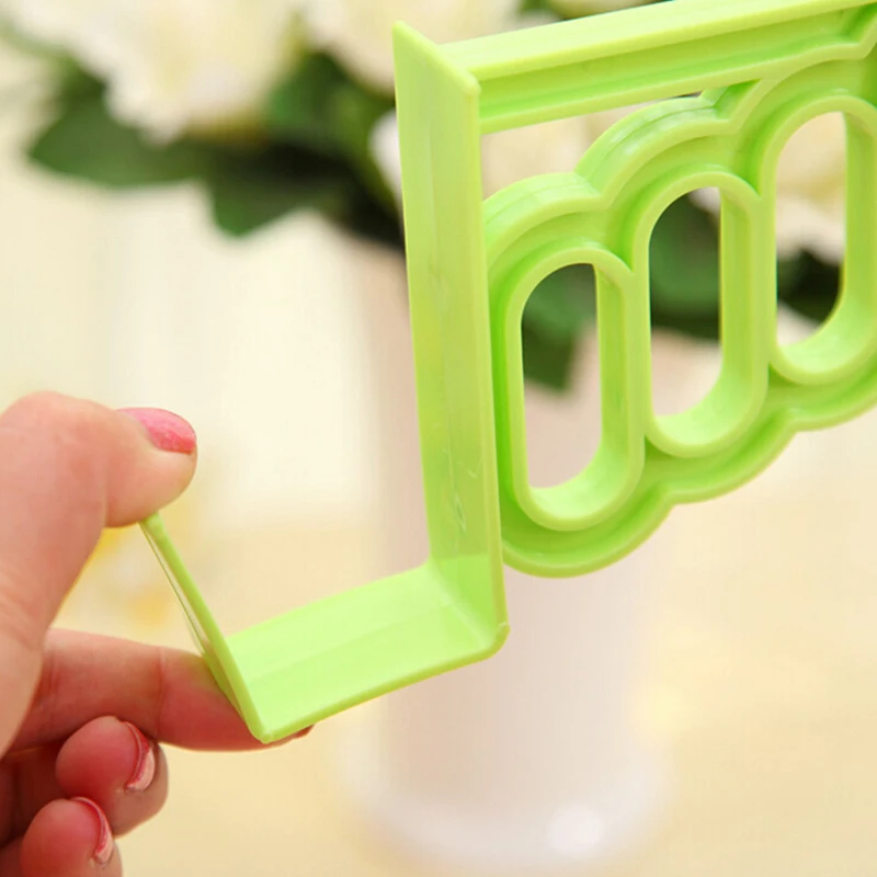 Ueful Fashion Convenient Hook Hanger Over Door Hanging Cloth Coat Racks Cap Bag Four Holes | Дом и сад