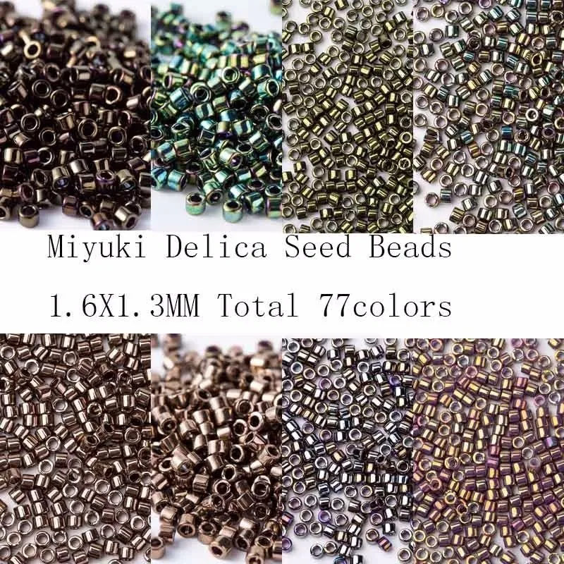 Taidian металлический Бронзовый Miyuki Delica Seedbeads 11/0 для Boho ювелирных изделий Аксессуары