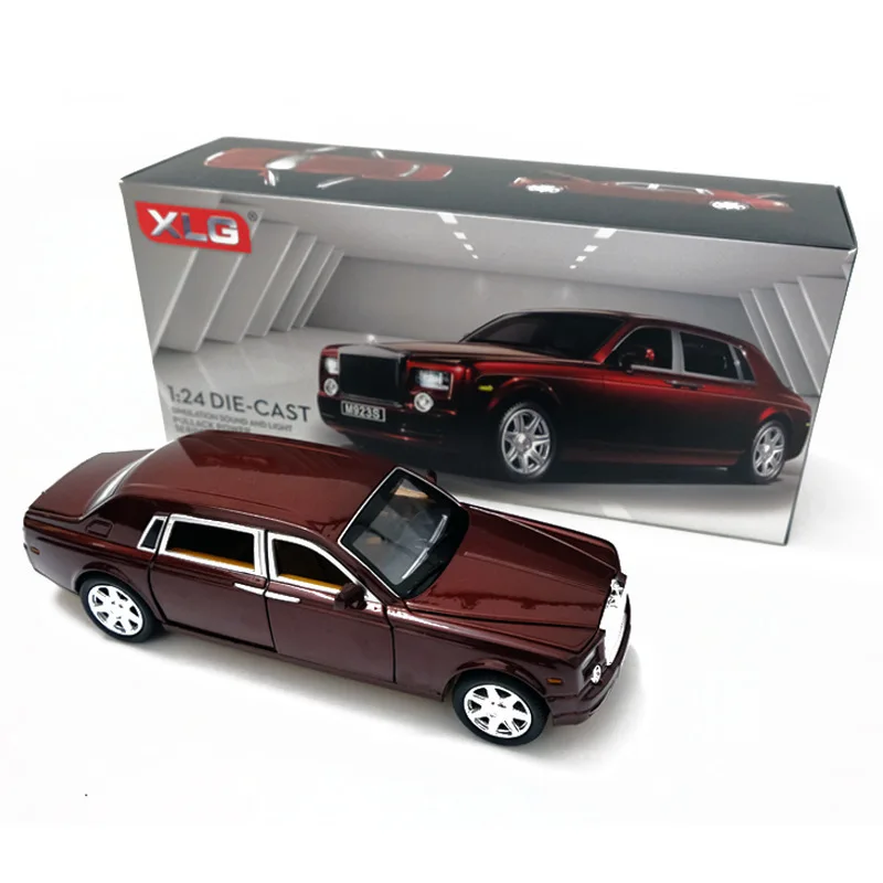 1/24 металлический автомобильный RollRoyce Phantom Cohes литой под давлением сплав