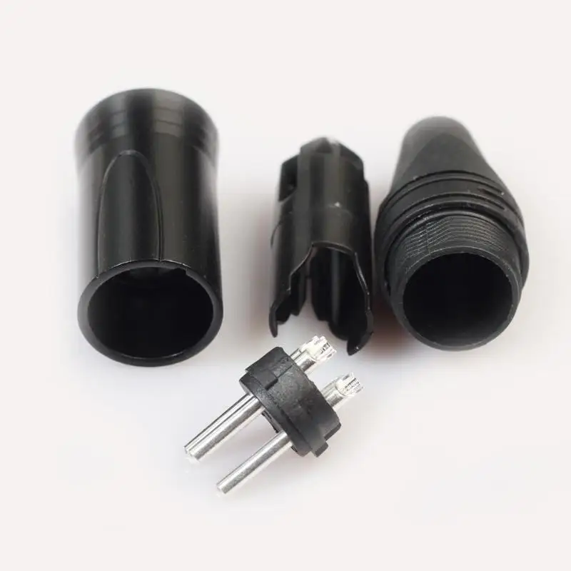 ALLOYSEED 10 шт./лот XLR 3Pin папа мама сделай сам аудио кабель разъем для микрофона припой