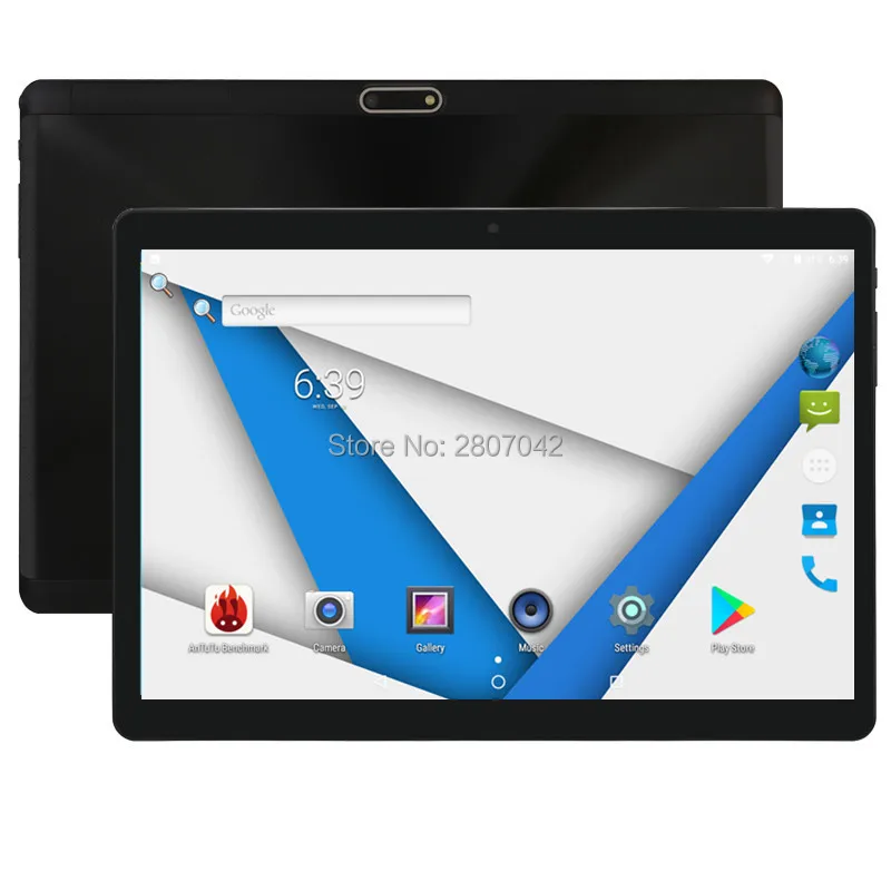 Google 10 дюймовый планшет Android 8 0 4 Гб ОЗУ 64 ПЗУ Восьмиядерный 1280X800 2.5D IPS экран Две sim