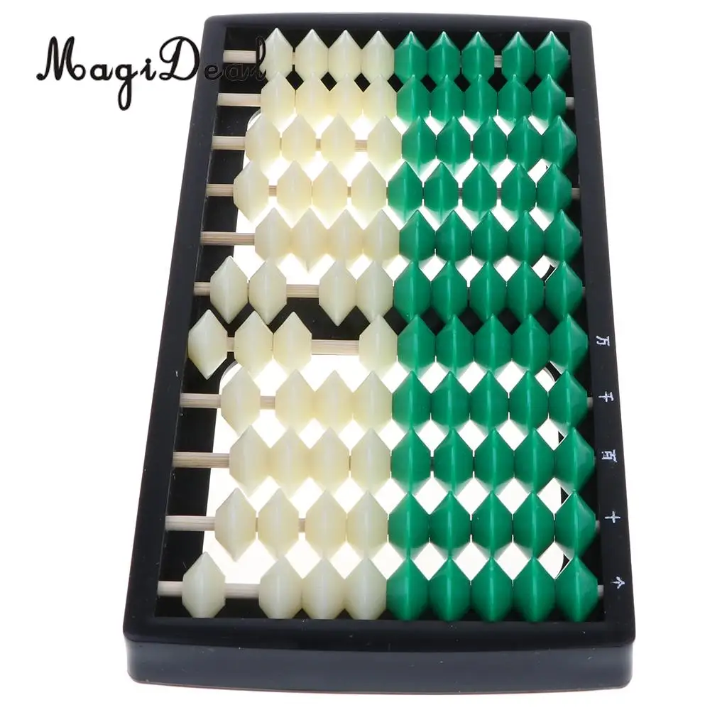 Пластиковый китайский Abacus детский калькулятор Soroban математическая развивающая