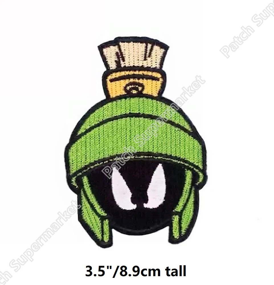 Винтажные вышитые термоклейкие нашивки Marvin the Martian Looney Tunes в стиле ретро для