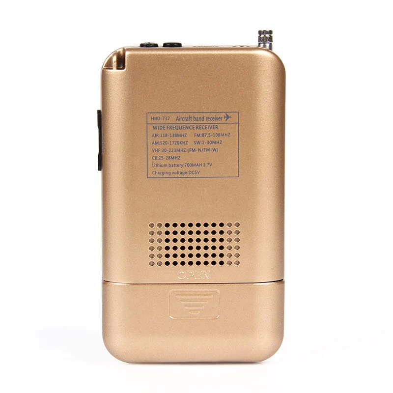 LEORY Новый VHF авиационный радиоприемник портативный Полнодиапазонный для