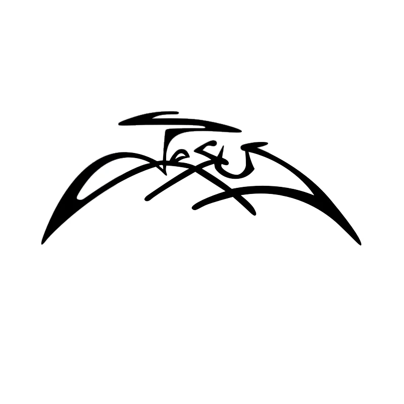 

Jesus Signature Car Decal Sticker Vinyl God Christ Vinyl Decor Decals Car Sticker Styling Motorcycle SUVs Bumper