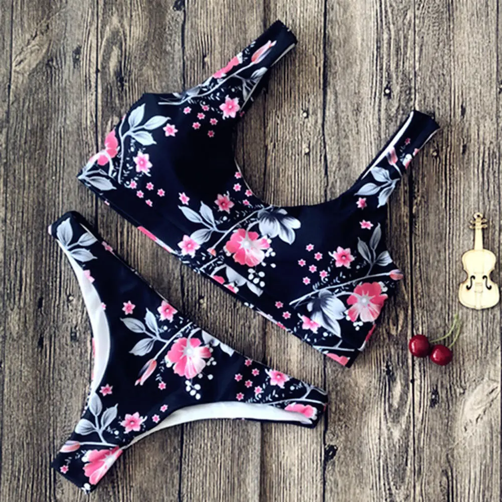 Новинка 2019 стильный модный Лидер продаж женское бикини из двух предметов