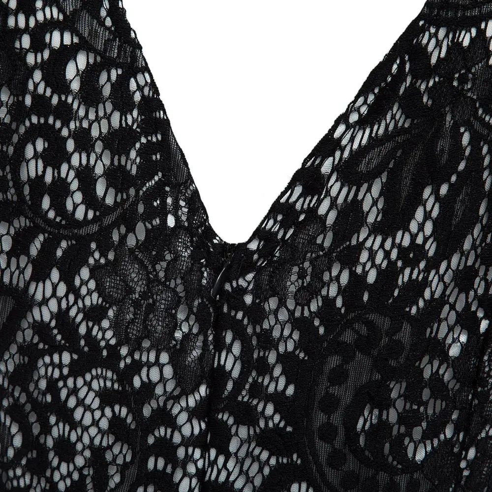 AZULINA/распродажа винтажное женское платье Vestido Longo черного цвета Элегантное
