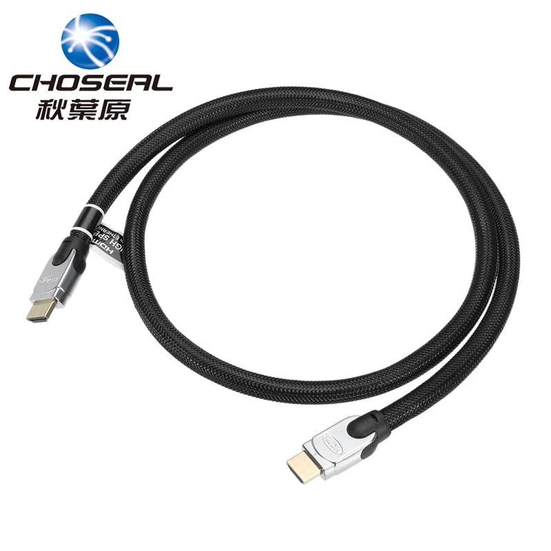 Кабель HDMI Choseal 2 0 в 3D 4K * 2K диаметр 11 мм HD2.0 нейлоновый плетеный провод для