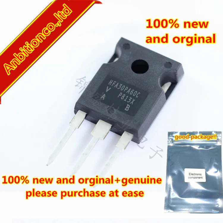 

5 шт. 100% новые и оригинальные HFA30PA60CPBF HFA30PA60C Ultrafast Soft Recovery Dioe в наличии