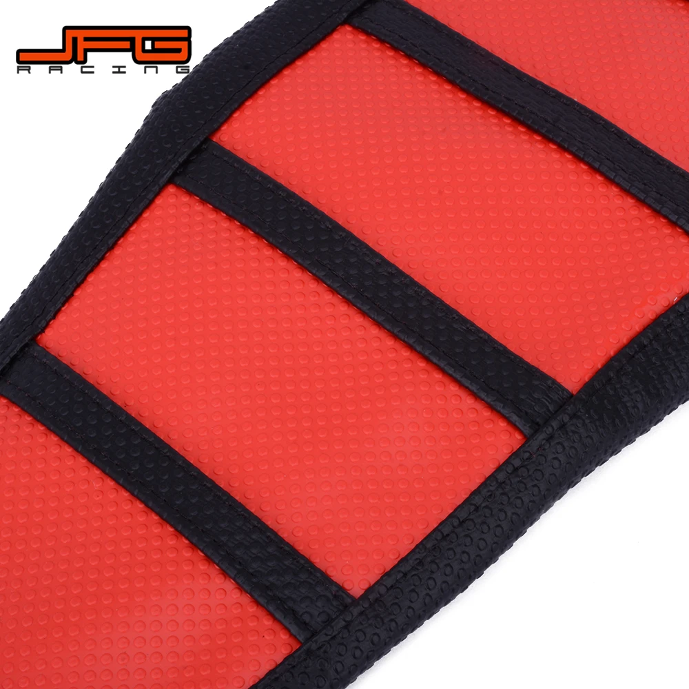 Красный Pro ребристый резиновый захват мягкий чехол для сиденья HONDA CR1250R CR250R 1994-1996