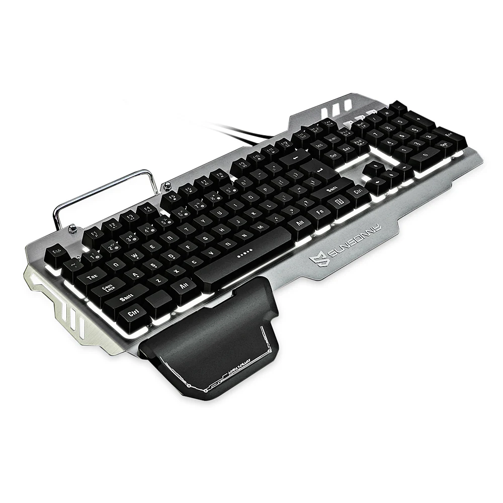 SUNSONNY S K10 износостойкая Проводная игровая клавиатура Голосовое управление RGB