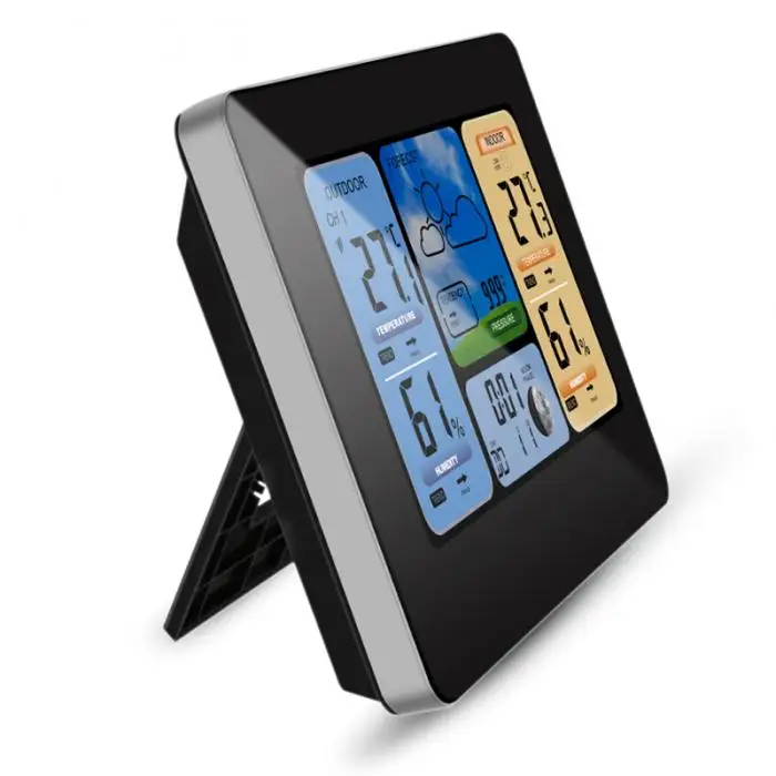 

Color Weather Station Forecaster with Temperature Humidity WIFI APP Smart Weather Station FBE3