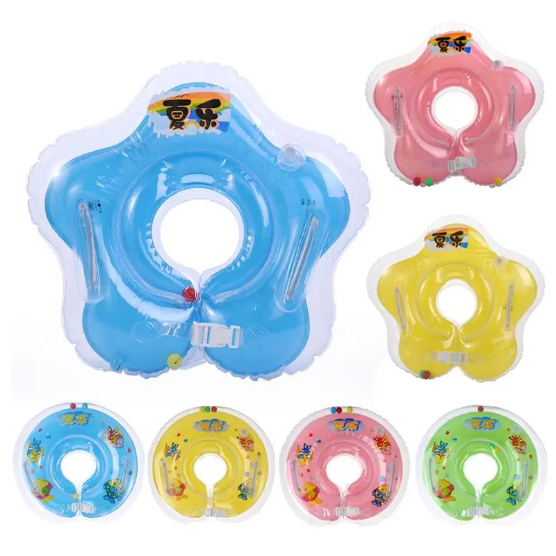 

Swiming Pool Baby Accessories Swim Neck Ring Baby Inflatable Float Ring Safety Infant Baby Neck Float Circle Bathing Accesorios