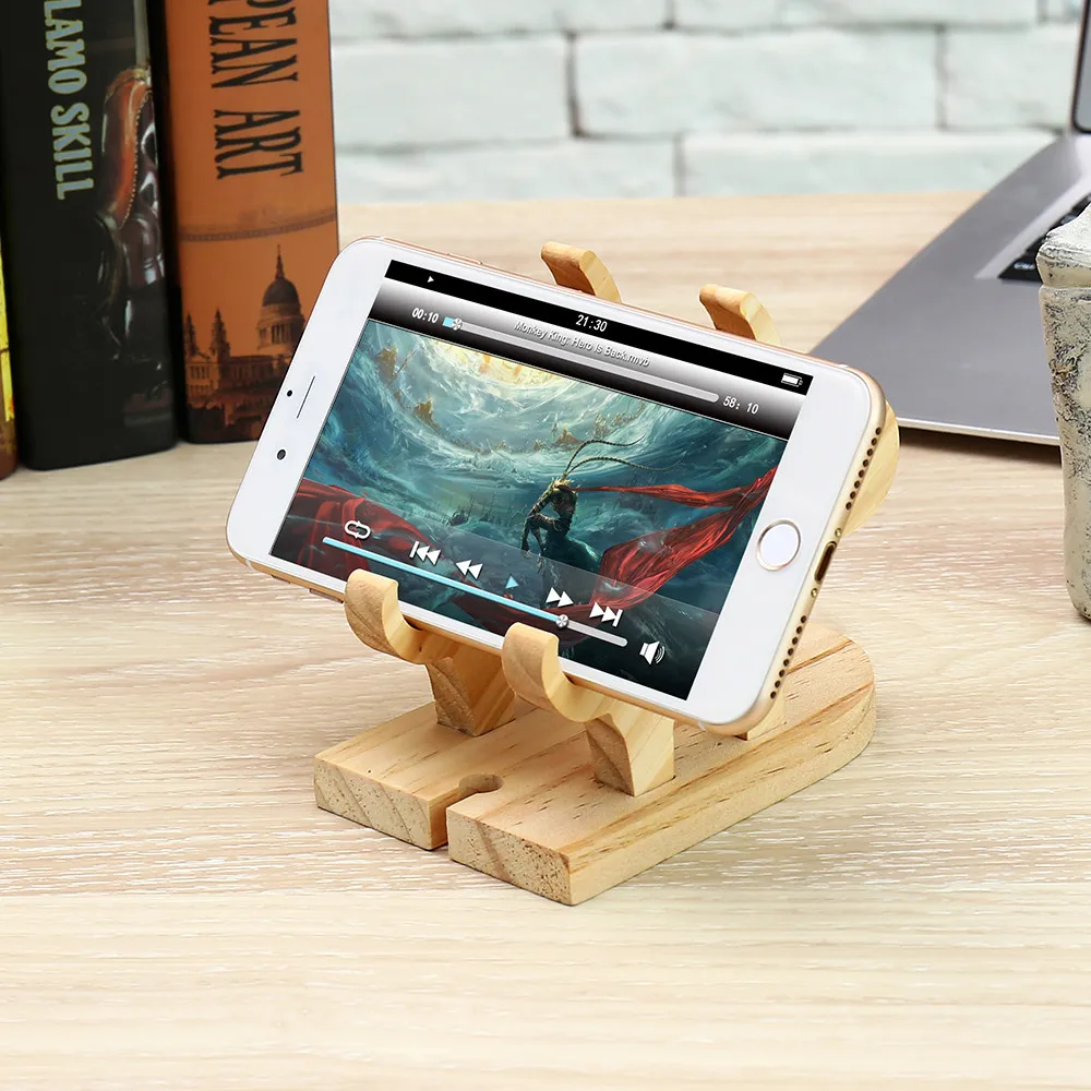 Подставка для планшета KISSCASE деревянная подставка телефона 100% натуральный