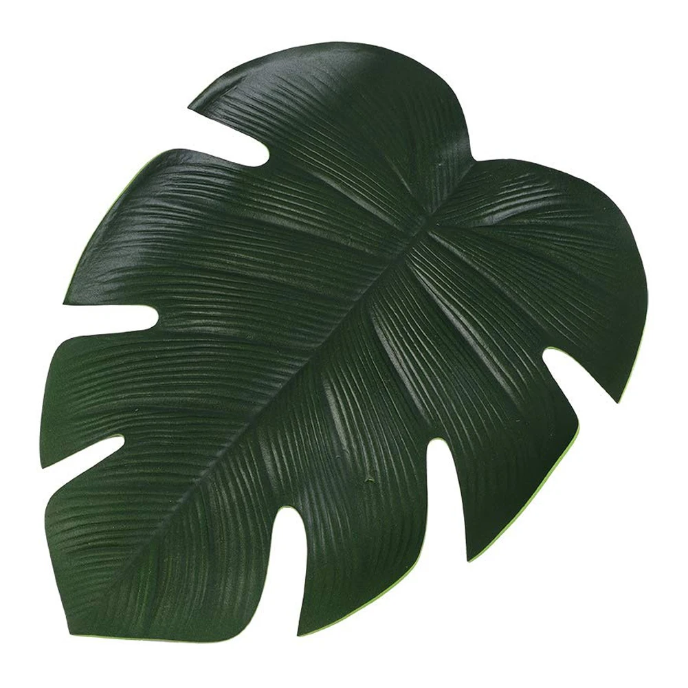 Искусственный лист Monstera кухонные коврики миски Нескользящие декор стола