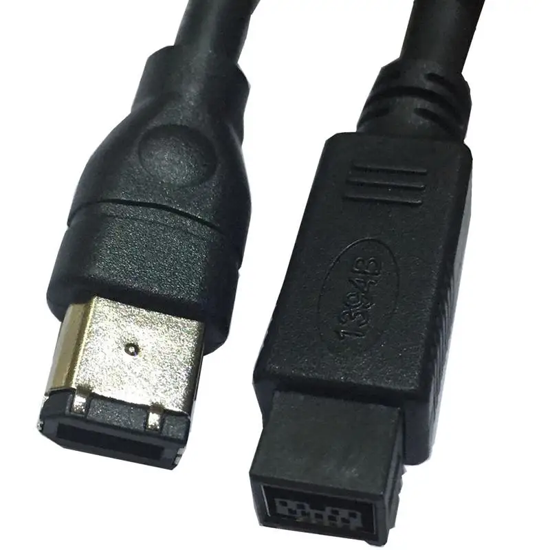 Премиум кабель Firewire 800 IEEE1394B 6 футов (1 8 м) черный 9 Pin to Male Male|Кабели передачи данных|