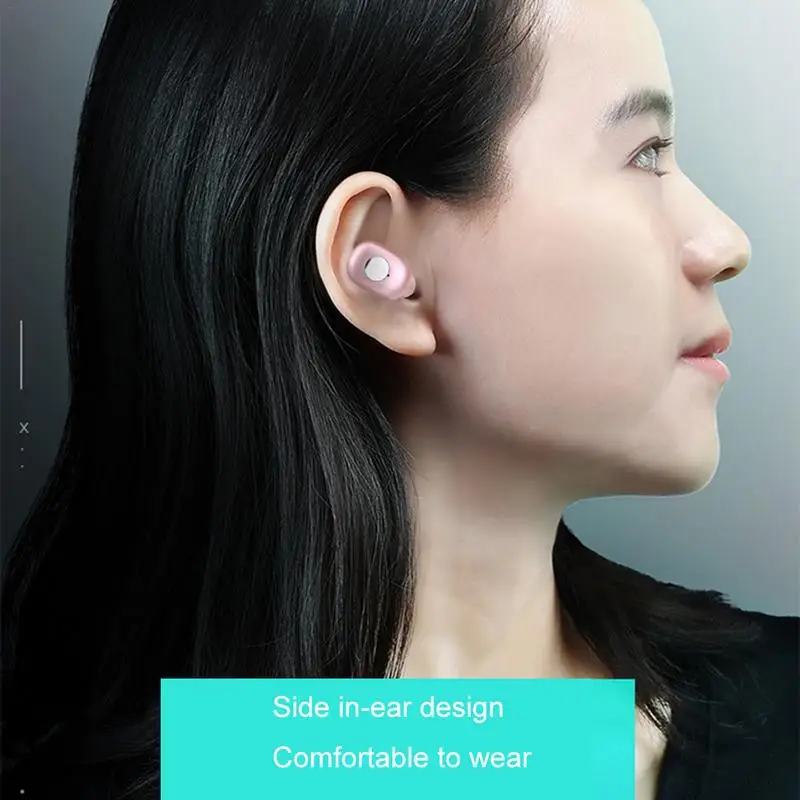 Новая спортивная Bluetooth гарнитура миниатюрные невидимые портативные наушники с
