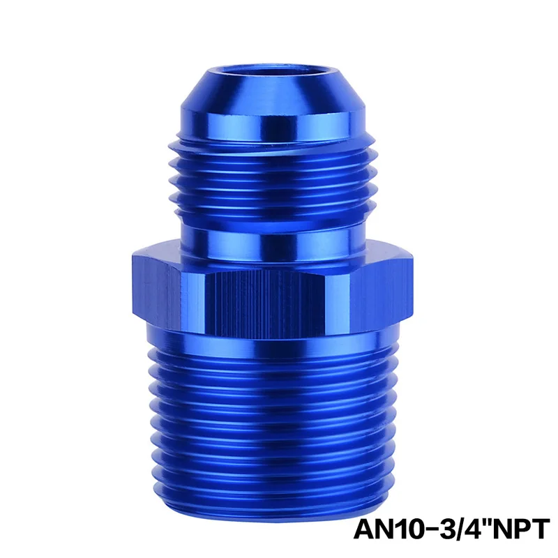Детали двигателя SPEEDWOW Male AN10 до 3/8 &quot3/4&quot NPT прямые расклешенные трубы резьбовые