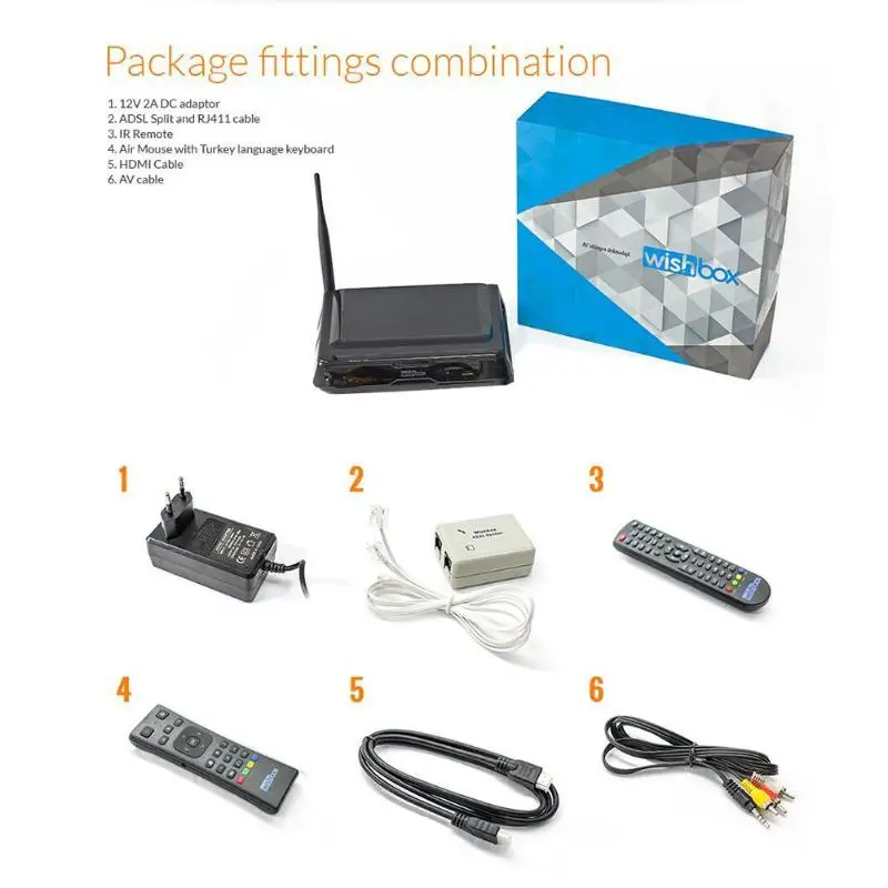 ALLOYSEED Wishbox Android Smart tv Box DVB-S2 декодер Amlogic S812 четырехъядерный 2 ГБ 8 ГБ телеприставка 3D 4 к WiFi H.265 медиаплеер