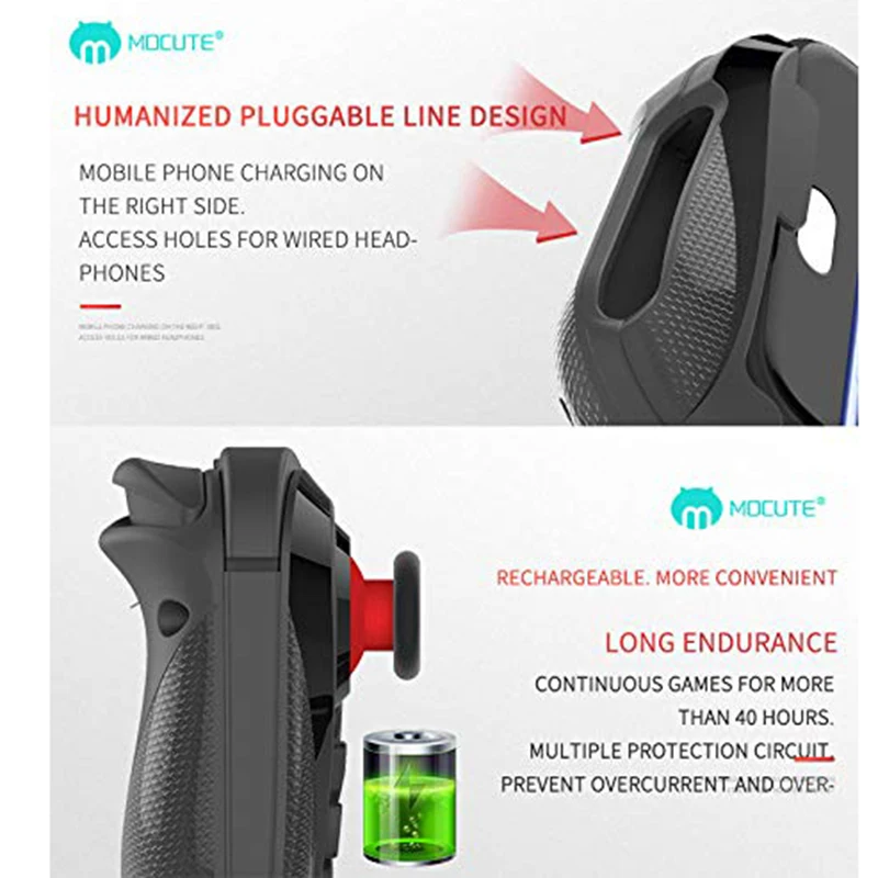 Беспроводной Bluetooth геймпад Mocute 058 игровой контроллер для Samsung Android телефона Pubg