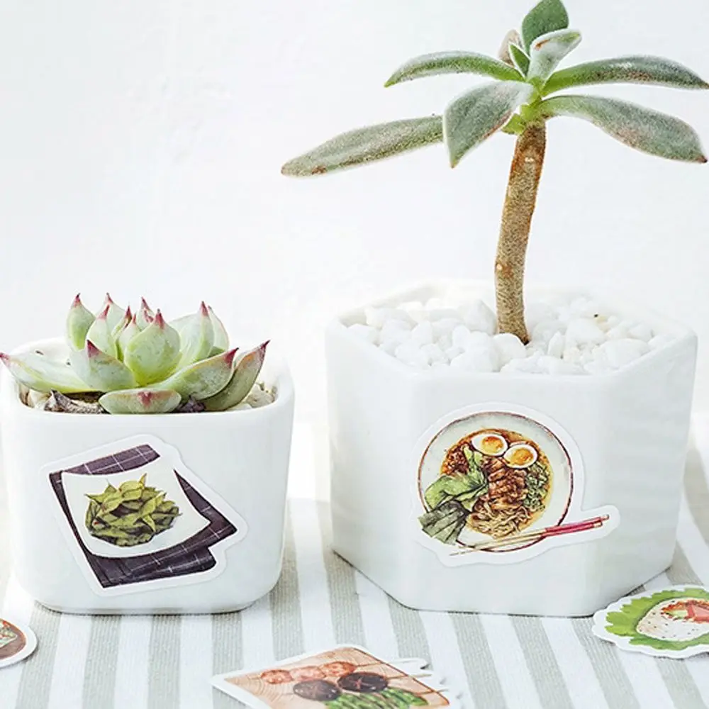 46pcs Kawaii Food Sushi Stickers DIY Scarapbooking Sticker Photo Notebook Decorations Packaging Sealing Labels Stationery Gifts |