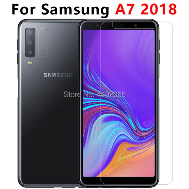 

10 шт./лот 2.5D 0,26 мм закаленное стекло для Samsung Galaxy A7 (2018), защитная пленка для экрана Samsung Galaxy A7 2018