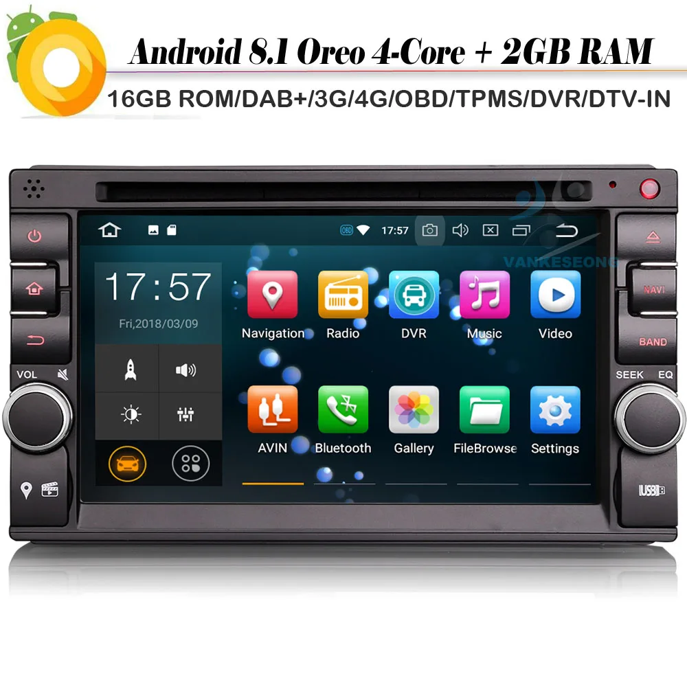 Автомагнитола 2 din DAB + Quad Core Android 8 1 автомагнитола стерео Wi Fi 4G автомобильный