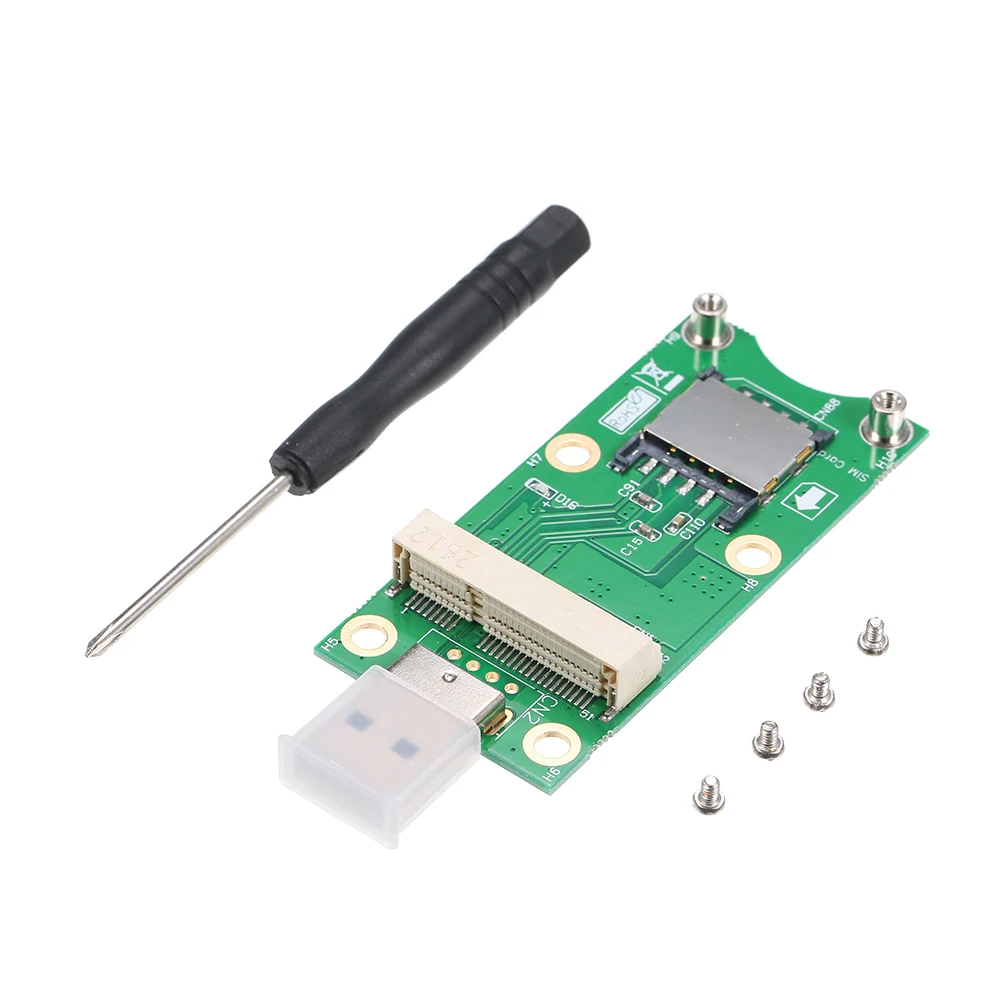 Mini PCI E к USB с sim картой WWAN адаптер карта 3G/4G модуль|Компьютерные кабели и разъемы| |