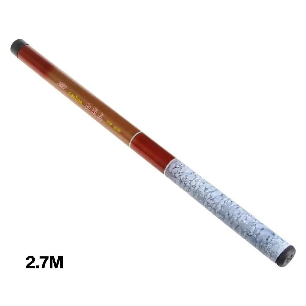 Портативная телескопическая удочка из стекловолоконной стали 0 3 кг рыболовная 1