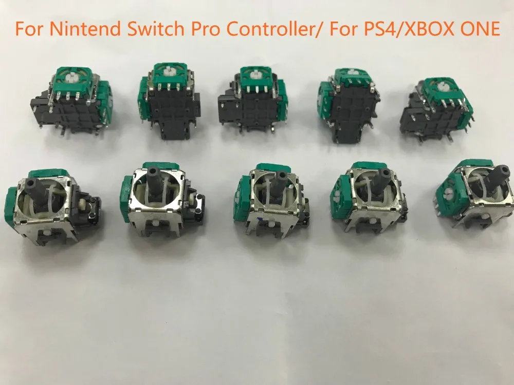 20 штук для Nintendo Switch NS Pro контроллер джойстика запасная часть ALPS 3D аналоговый