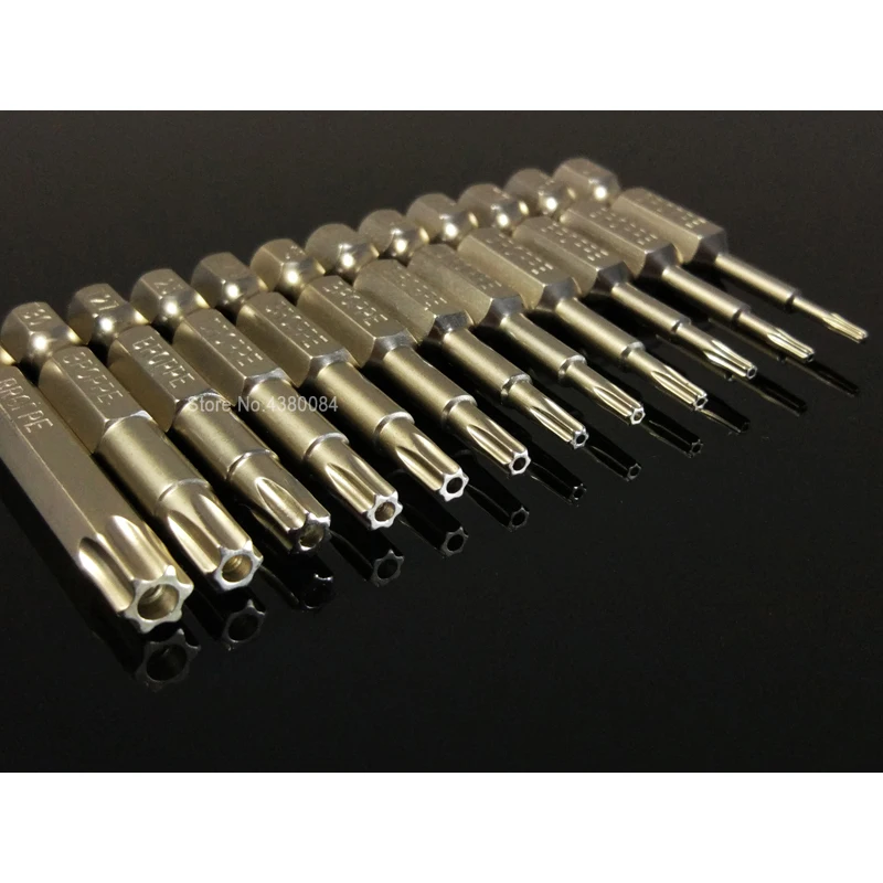 Набор Магнитных отверток TORX 12 шт. 50 мм 1/4 &quot(6 35 мм) шестигранный хвостовик