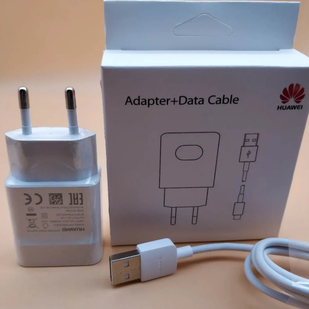 Оригинальное зарядное устройство Huawei p8 lite y6 2017 5В/2а usb настенный дорожный адаптер