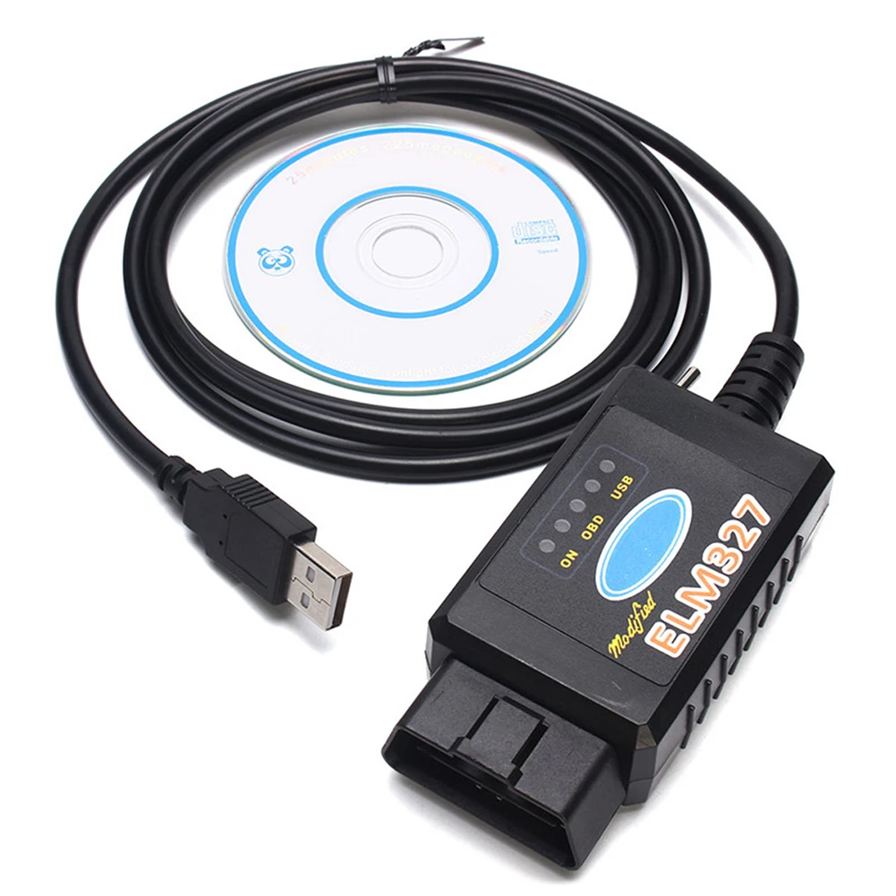

ELM327 USB FTDI PIC18F25K80 Chip ELMconfig Code Reader for Ford HS CAN/MS CAN Forscan ELM 327 Bluetooth OBDII Diagnostic Tool