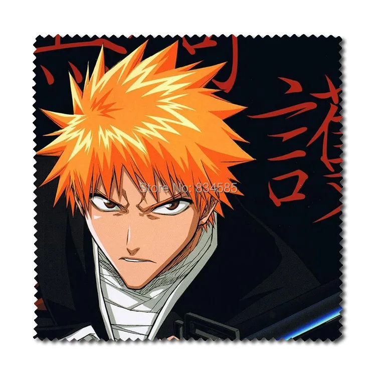 2 шт./компл. японский аниме BLEACH Kurosaki ichigo Hitsugaya ToushirouFlannel салфетка для чистки