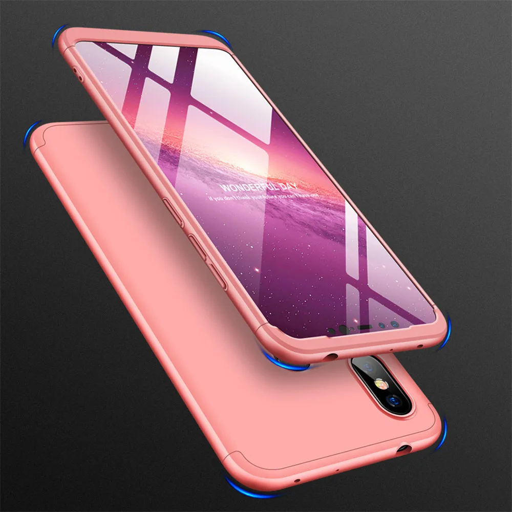 Чехол CASEWIN для Xiaomi Redmi Note 6 Pro тонкий жесткий чехол ПК с 3 съемные детали защитный