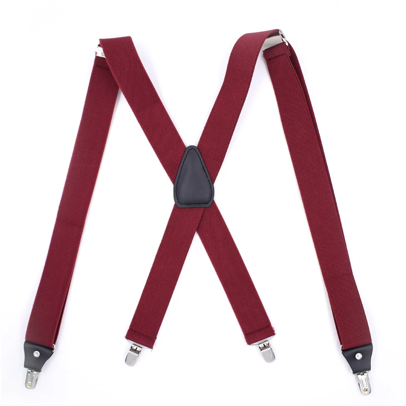 2019 Взрывные Модели эластичные 4 зажимы Регулируемый для мужчин X-type хороший клип