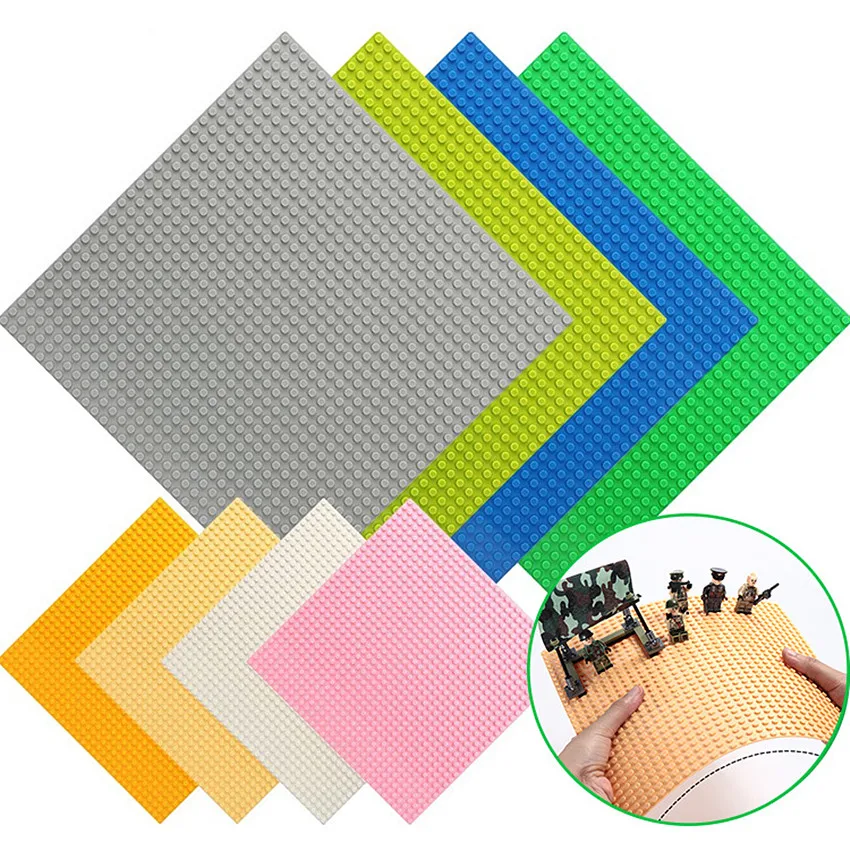 

DIY Baseplate 32*32 Dots Base Plate Size 25*25cm Toys Compatible for Lego Brick Toy