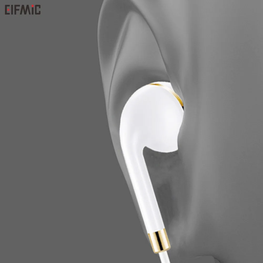 Оптовая продажа ELFMIC 3 5 мм проводной вакуумные наушники для iphone xiaomi samsung huawei с